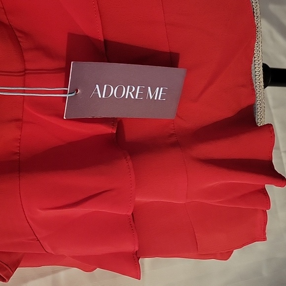 ADORE ME, Red Bay Lake Ruffled Cami, Size:  3X, NWT - Picture 5 of 10